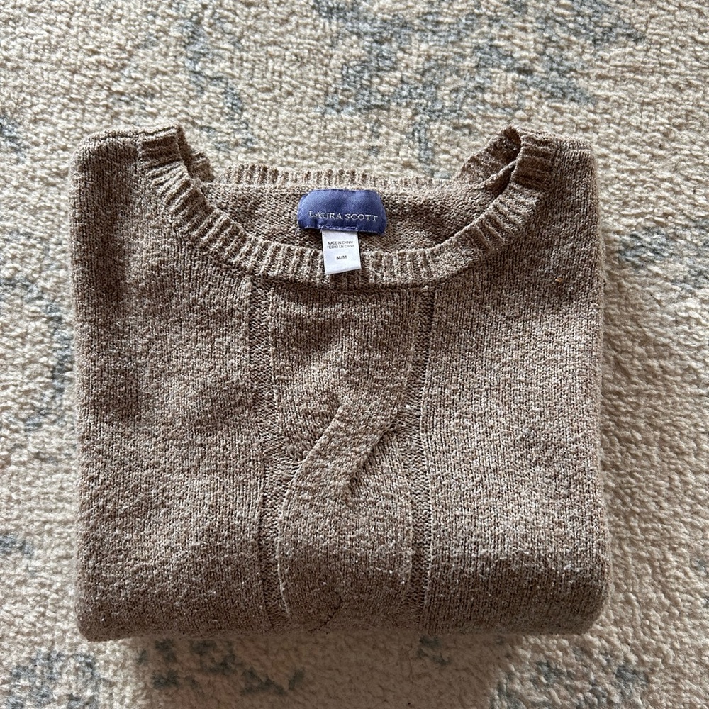 Laura Scott Tan Knitwear